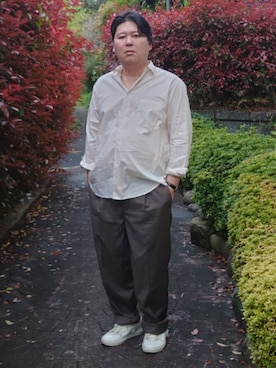 「green label relaxing（グリーンレーベルリラクシング）のアイテム」を使った、doramukanさん（メンズ・168cm）の春コーディネート