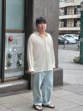 「ADAM ET ROPE'（アダムエロペ）のアイテム」を使った、doramukanさん（メンズ・168cm）の春コーディネート