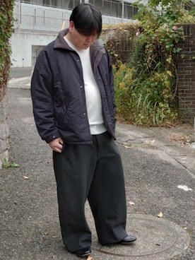 「ARMANI EXCHANGE（アルマーニエクスチェンジ）のアイテム」を使った、doramukanさん（メンズ・168cm）の秋コーディネート