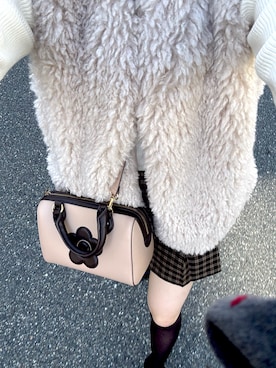 「MARY QUANT（マリークワント）のアイテム」を使った、kimkyuさん（レディース・158cm）の冬コーディネート