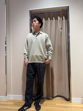 「アイテム（ポロシャツ）」を使った、Wataruさん（メンズ・181cm・20代）の秋コーディネート