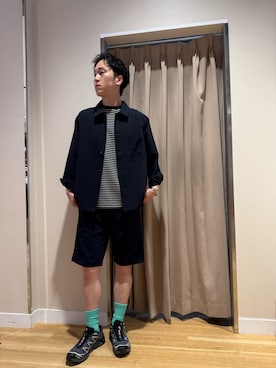 「ITEMS URBANRESEARCH（アイテムズ アーバンリサーチ）のアイテム（その他アウター）」を使った、Wataruさん（メンズ・180cm）の春コーディネート