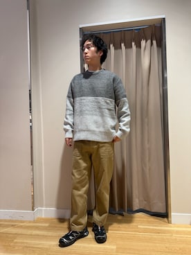 「アイテム（ニット/セーター）」を使った、Wataruさん（メンズ・181cm・20代）の秋コーディネート