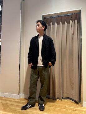 「アイテム（テーラードジャケット）」を使った、Wataruさん（メンズ・181cm・20代）の秋コーディネート