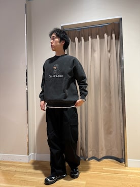 「アイテム（スウェット、その他）」を使った、Wataruさん（メンズ・181cm）の秋コーディネート