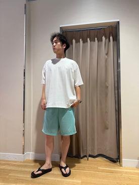 「抗菌防臭」｜Wataruさん（メンズ・181cm）の夏コーディネート