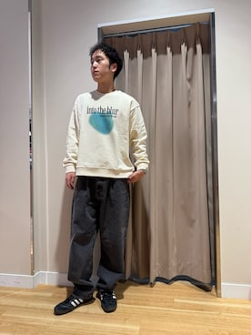 「アイテム（スウェット）」を使った、Wataruさん（メンズ・181cm・20代）の秋コーディネート