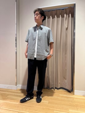 「機能性素材」｜W A T A R Uさん（メンズ・181cm）の夏コーディネート