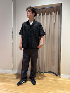 「機能性素材」｜W A T A R Uさん（メンズ・181cm）の夏コーディネート