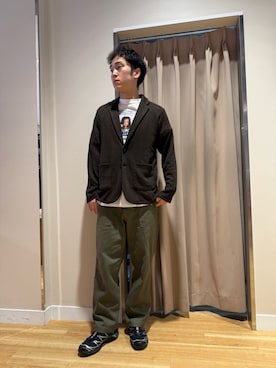 「アイテム（その他アウター）」を使った、Wataruさん（メンズ・181cm・20代）の秋コーディネート