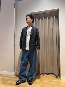 「アイテム（その他アウター）」を使った、Wataruさん（メンズ・181cm）の夏コーディネート