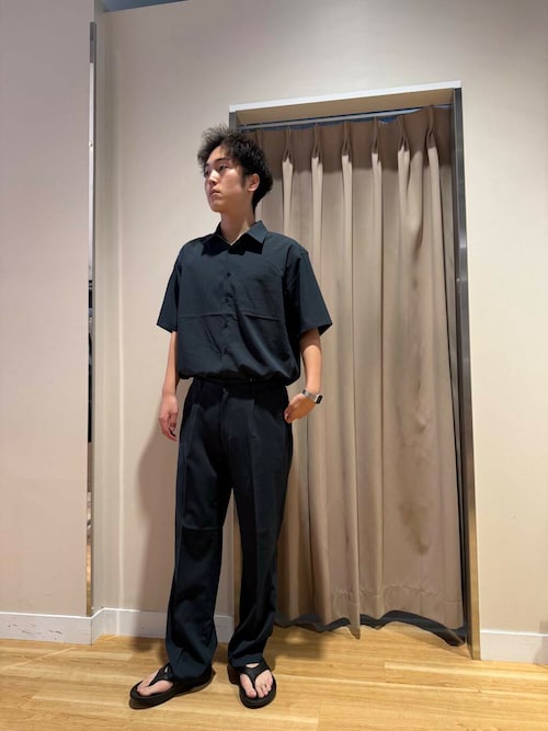 ヨウリュウレギュラーカラー半袖シャツ