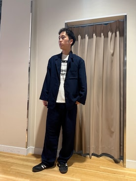 「アイテム（ジャケット/アウター）」を使った、Wataruさん（メンズ・181cm・20代）の秋コーディネート