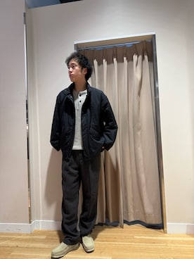 「アイテム（モッズコート）」を使った、Wataruさん（メンズ・181cm）の秋コーディネート