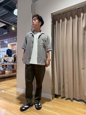 W A T A R Uさん（メンズ・181cm）の夏コーディネート