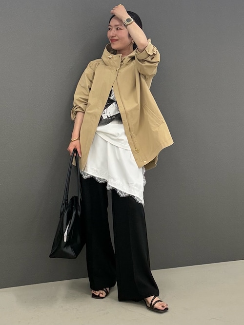 Aletta vita スカート イレヘムサテンレイヤードレース : ZOZOTOWN