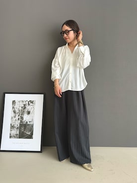 「Aletta vita（アレッタビータ）のアイテム（パンツ、ブラック系）」を使った、【公式】ファニーカンパニーさん（レディース・158cm）の春コーディネート
