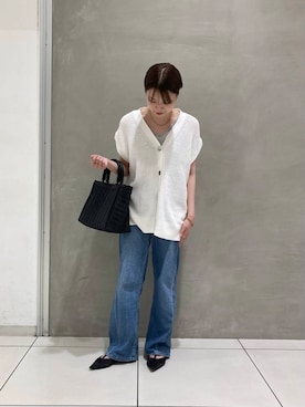 「URBANRESEARCH」｜「アイテム（キャミソール）」を使った、maoさん（レディース・158cm）の夏コーディネート