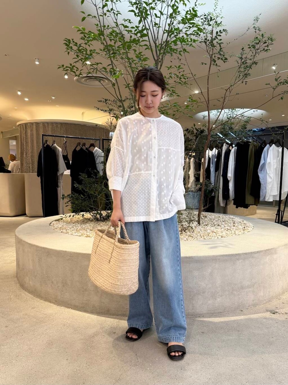 けい　かぐれ　2WAY仕様ジャガードパッチワークブラウス かぐれ（カグレ）の「『2WAY仕様』 ジャガードパッチワーク