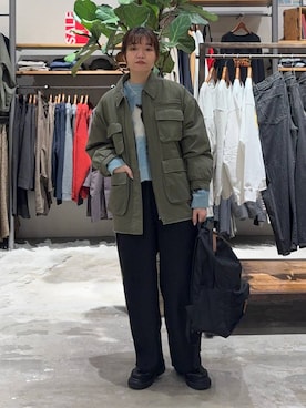 「GREGORY（グレゴリー）のアイテム（バッグ）」を使った、まおぴさん（レディース・164cm）の冬コーディネート