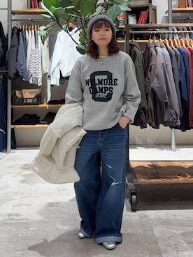 「アイテム（スニーカー、その他）」を使った、まおぴさん（レディース・164cm）の冬コーディネート