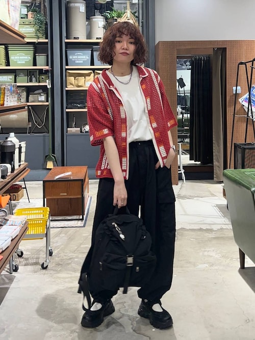 #24159 かーすけ　バルーンパンツ セール】【MODE NORM CORE】 シャカバルーンポケパンツ（カーゴ