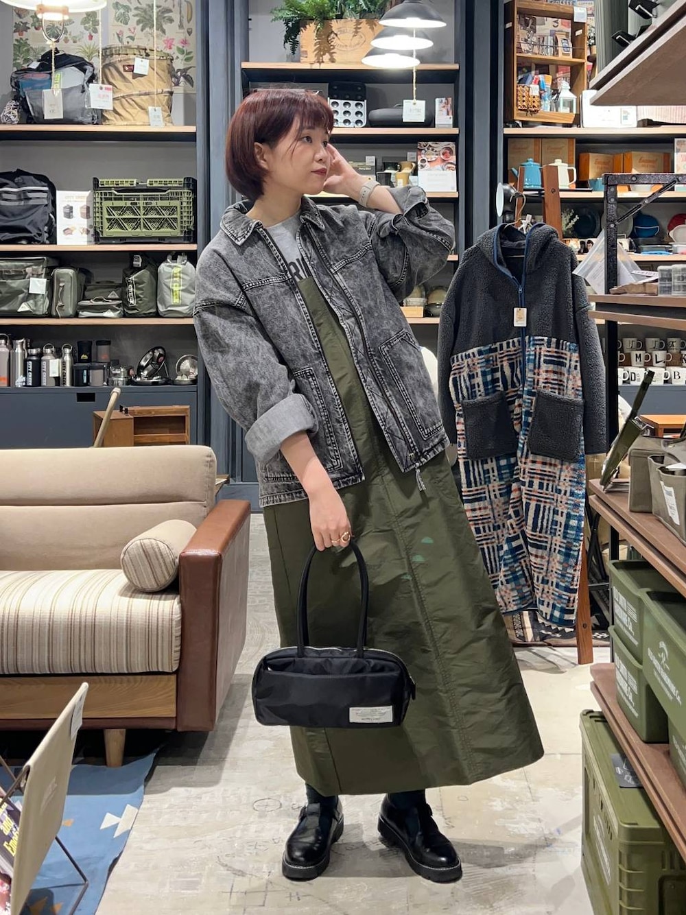 NKJ 2024AW】WORK DENIM BLOUSONを使った人気ファッション