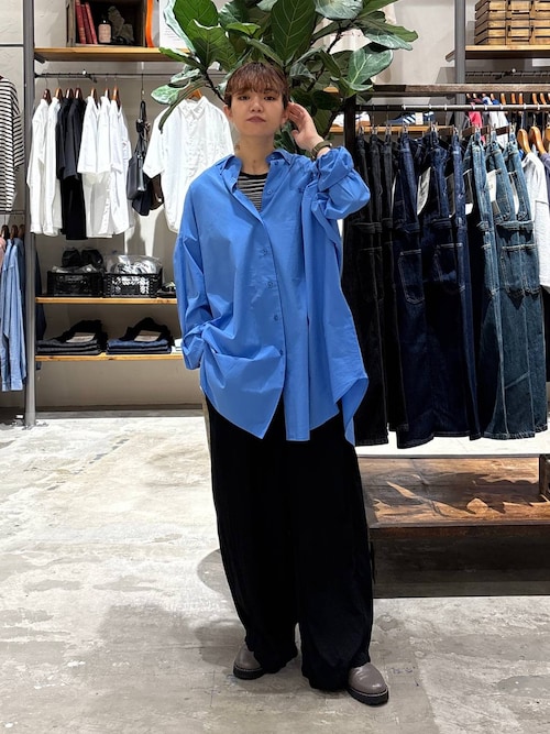 竹下玲奈×NAVYS】コラボ BIGシャツチュニック（シャツ/ブラウス