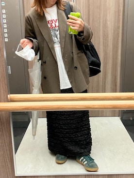 「アイテム（バックパック/リュック）」を使った、星さん（レディース・150cm）の秋コーディネート