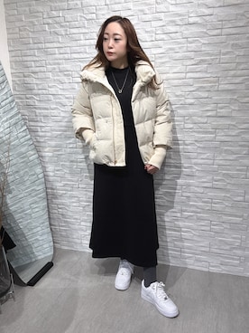 moeさん（レディース・157cm）の冬コーディネート