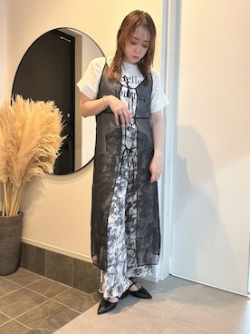 「NOMINE（ノミネ）のアイテム」を使った、moeさん（レディース・157cm）の春コーディネート