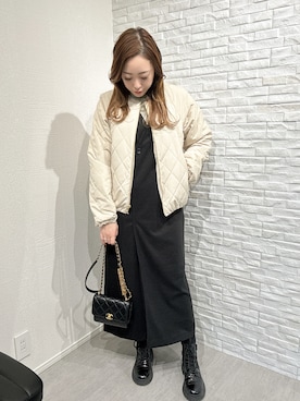 moeさん（レディース・157cm）の冬コーディネート