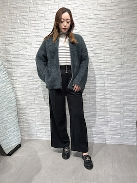 moeさん（レディース・157cm）の冬コーディネート