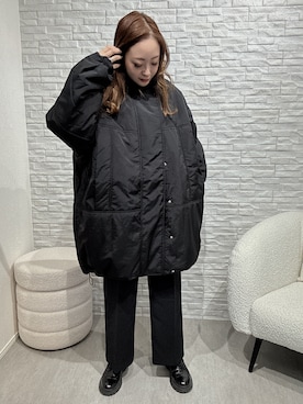 「NOMINE（ノミネ）のアイテム（ジャケット/アウター）」を使った、moeさん（レディース・157cm）の秋コーディネート