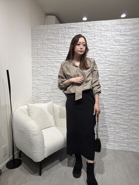 moeさん（レディース・157cm）の秋コーディネート