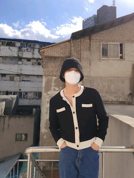 「FEKETE（フェケテ）のアイテム（帽子）」を使った、handscleanboyさん（メンズ・178cm）の秋コーディネート