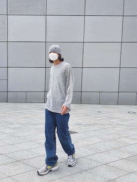 「FEKETE（フェケテ）のアイテム（帽子）」を使った、handscleanboyさん（メンズ・178cm）の春コーディネート