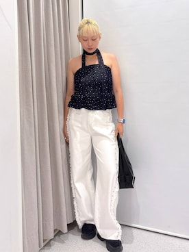 「アイテム（その他トップス）」を使った、SEINAさん（レディース・168cm・20代）の夏コーディネート