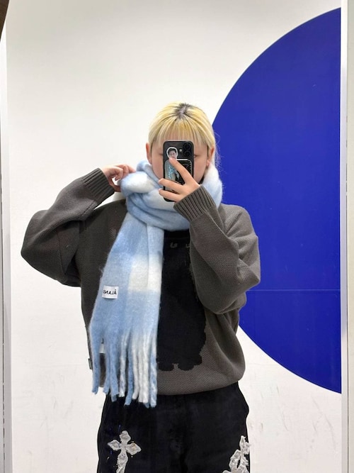 セール】☆K-POPアイドル着用【UNISEX】VIDEO JOCKEY／blackcatニット