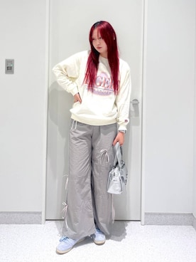「アイテム（スウェット）」を使った、SEINAさん（レディース・168cm・20代）の秋コーディネート