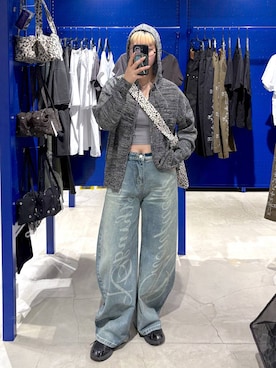 「ALAND（エーランド）のアイテム」を使った、SEINAさん（レディース・168cm）の春コーディネート