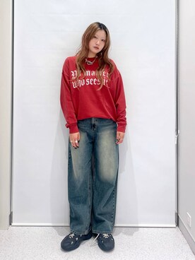 「アイテム（スウェット）」を使った、SEINAさん（レディース・168cm・20代）の秋コーディネート