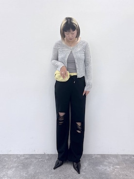 「ALAND（エーランド）のアイテム」を使った、SEINAさん（レディース・168cm）の夏コーディネート