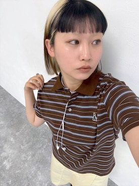 「ALAND（エーランド）のアイテム」を使った、SEINAさん（レディース・168cm）の夏コーディネート