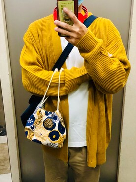 「アイテム（財布/小物）」を使った、山横一樹さん（メンズ・167cm・30代）の秋コーディネート