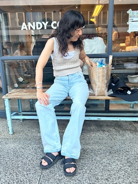 「SHAKA（シャカ）のアイテム」を使った、azさん（レディース・158cm）の夏コーディネート