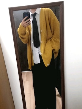 「アイテム（フォーマルスーツ/小物）」を使った、umiさん（メンズ・166cm・10代）の秋コーディネート