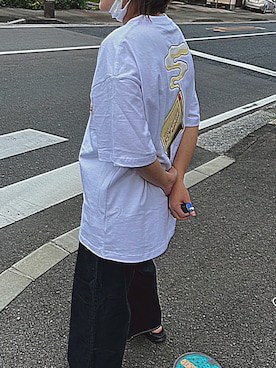 「PBLIM（ページボーイリム）のPAGEBOYLIM/カツラギスケーターパンツ（その他パンツ）」を使った、む　う　さん（レディース・163cm）の夏コーディネート