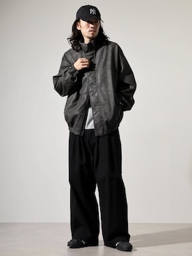 「SUGGESTION（サジェッション）のアイテム」を使った、funalive_menさん（メンズ・178cm）の冬コーディネート