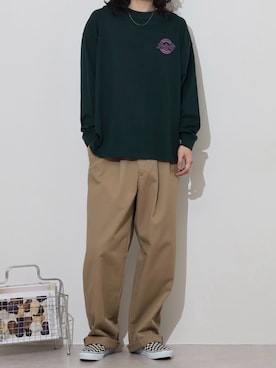 「GU（ジーユー）のアイテム」を使った、funalive_menさん（メンズ・178cm）の春コーディネート